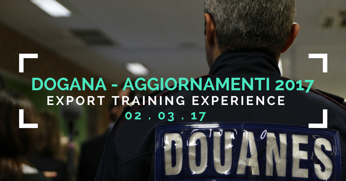 E.T.E. "Dogana - aggiornamenti 2017" (Padova, 2 marzo 2017) 