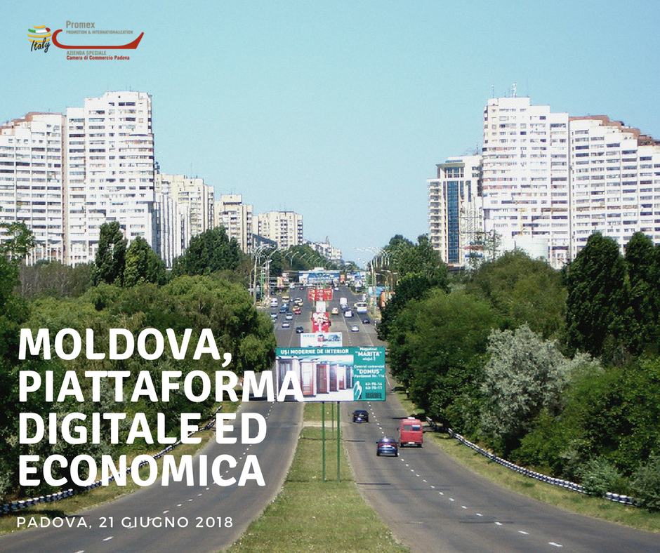 Giornata Paese: Moldova, piattaforma digitale ed economica nell'Est Europa (Padova 21 giugno)