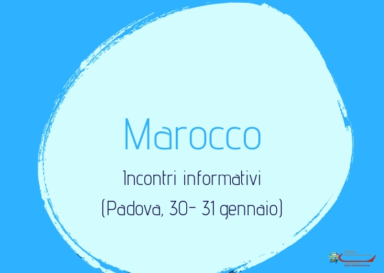 Marocco: incontri informativi (Padova, 30-31 gennaio 2019) 