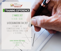 T.E. "LA DICHIARAZIONE IVA 2019: esempi di compilazione e focus sulle operazioni con l’estero" (Padova, 27 marzo 2019) 