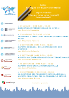 Export webinar - Il tuo percorso verso i mercati internazionali | Progetto SEI |
