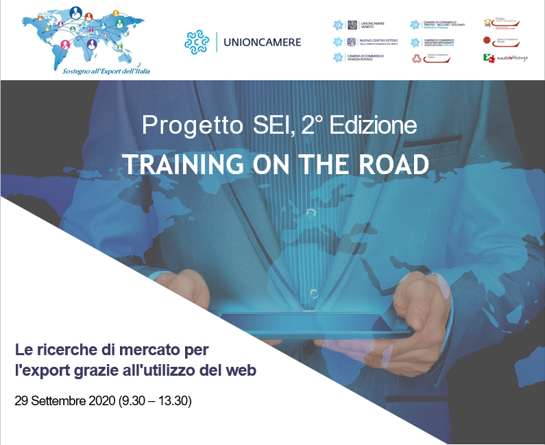 Le ricerche di mercato per l'export grazie all'utilizzo del Web | PROGETTO SEI | (29.09.20)
