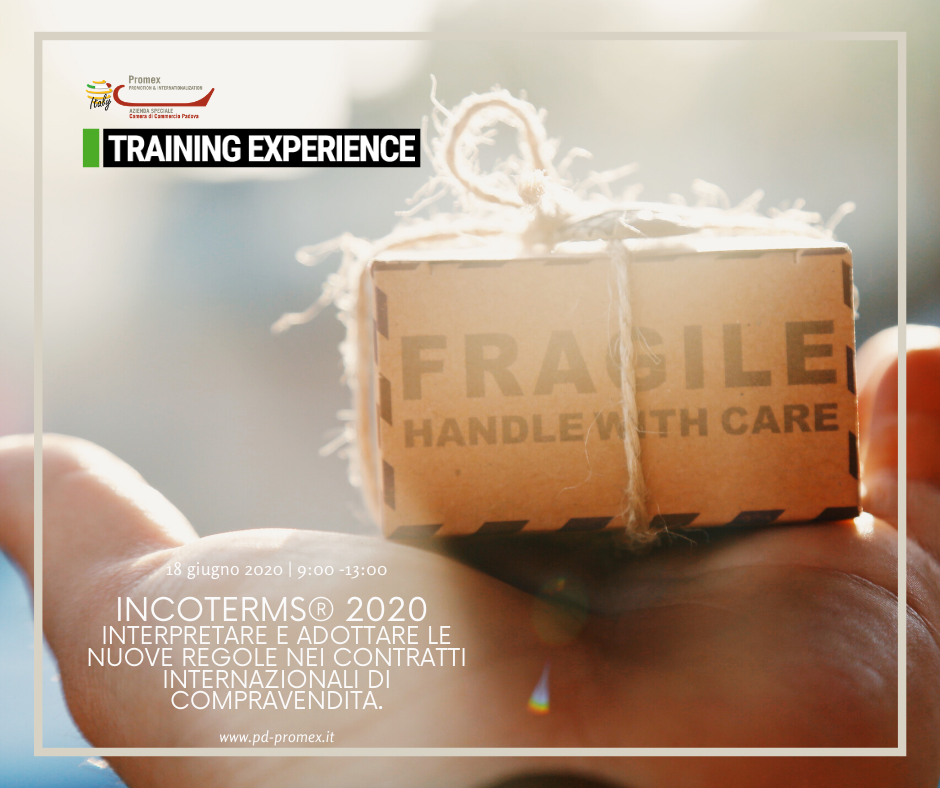 T.E.w. INCOTERMS® 2020 | Interpretare e adottare le nuove regole nei contratti internazionali di compravendita (18.06.20)