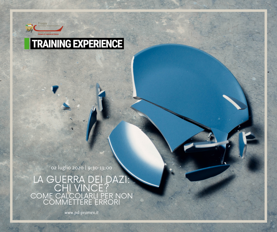 T.E.w. La guerra dei dazi: chi vince? | Come calcolarli per non commettere errori (02.07.20)