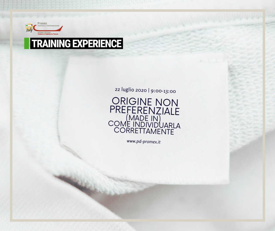 T.E.w Origine non preferenziale (Made In) | Come individuarla correttamente (22.07.20)